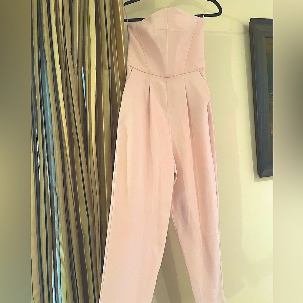 TOPSHOP strapless jumpsuit.